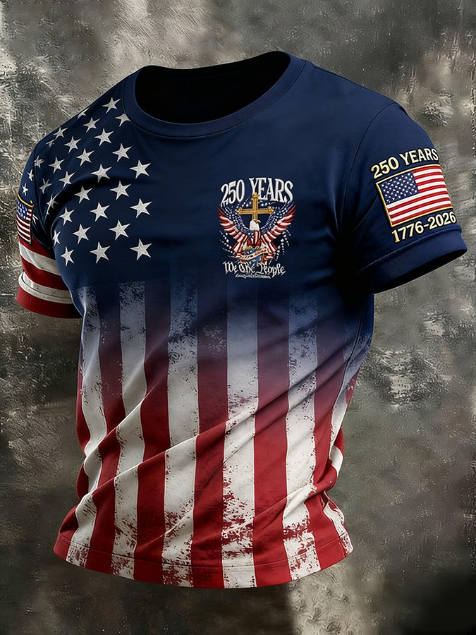 Men's USA Print T-Shirt