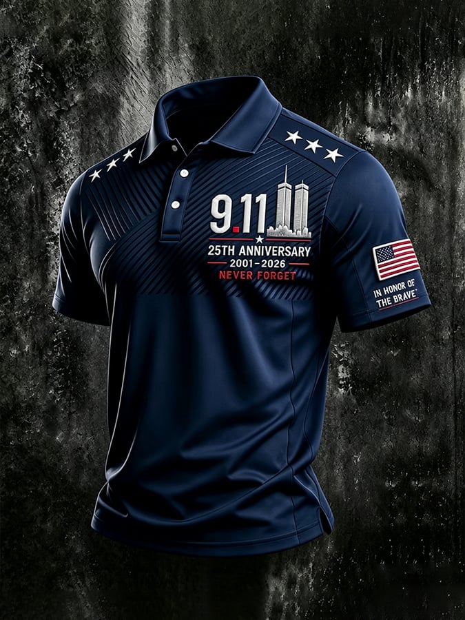 9.11 Never Forget Printed T-Shirts