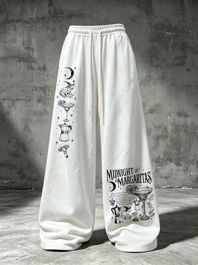 Women's Midnight Margaritas Print Casual Pants