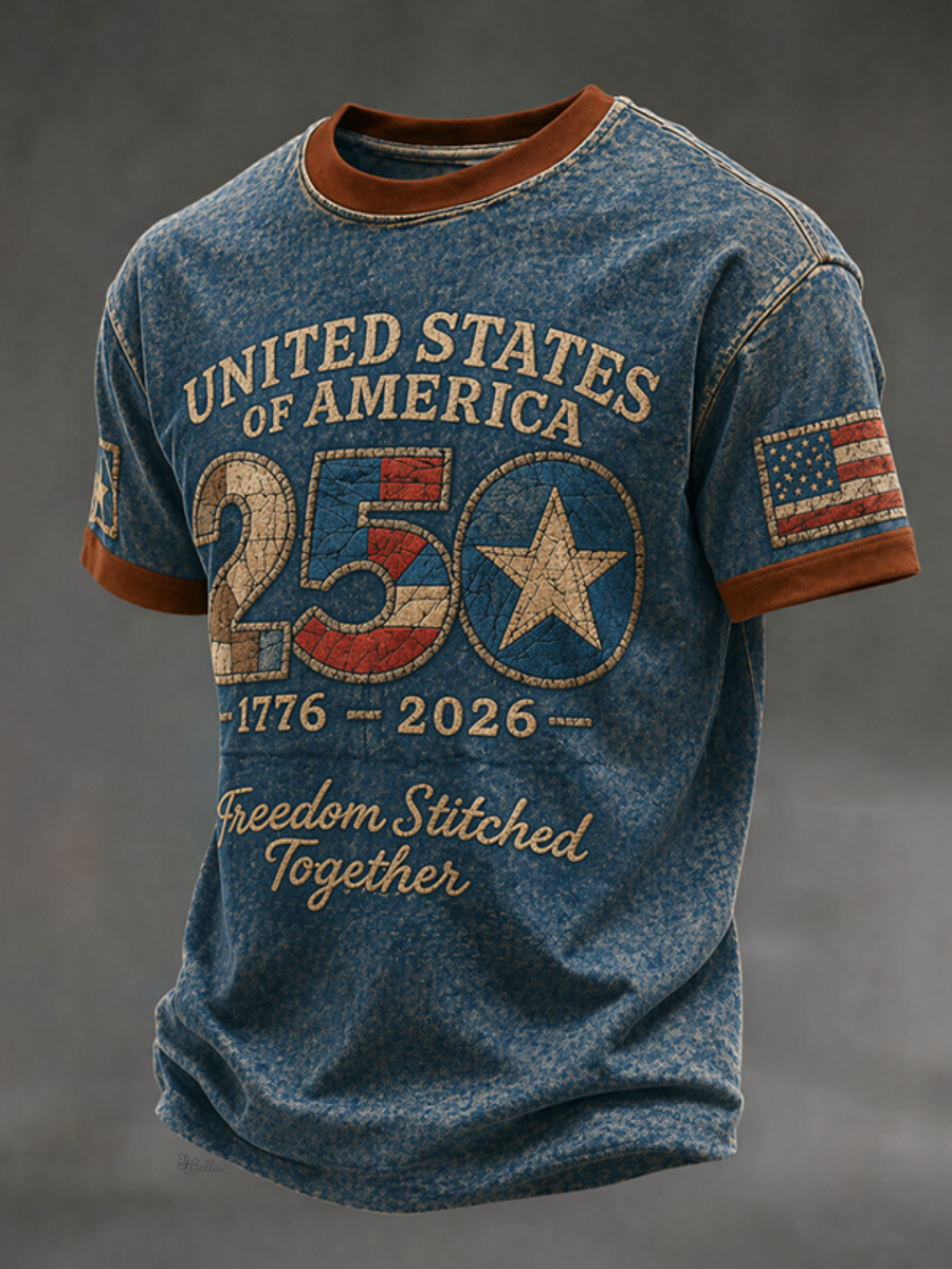 Men's 250Th Anniversary Printed T-Shirt