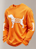 Men's Football Printed Waffle T-Shirt
