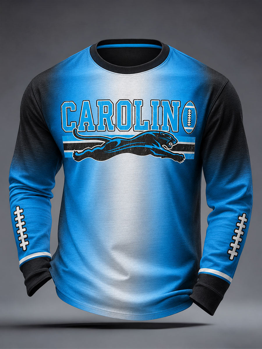 Men's American football long-sleeve T-shirt