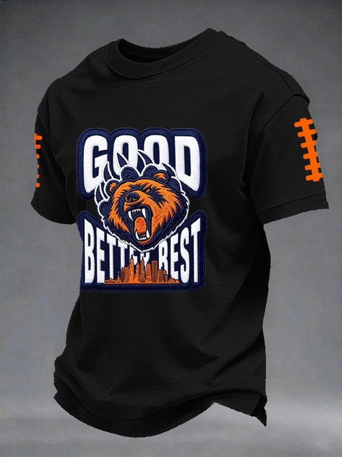 Men's Football Printed Short-Sleeve T-Shirt