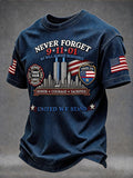 9.11 Never Forget Printed T-Shirts