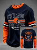 Men'S Football Printed Waffle T-Shirt