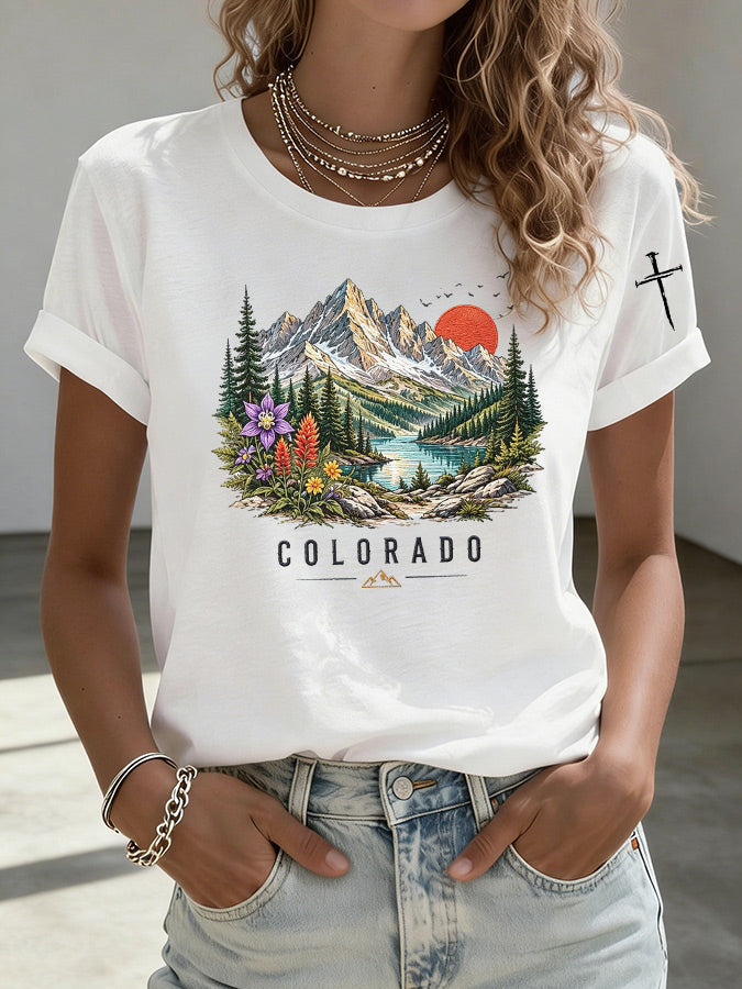 Women'S Casual COLORADO Strong T-Shirt