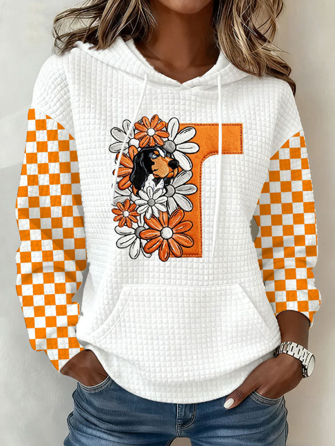 Women's Football Print Sweatshirt