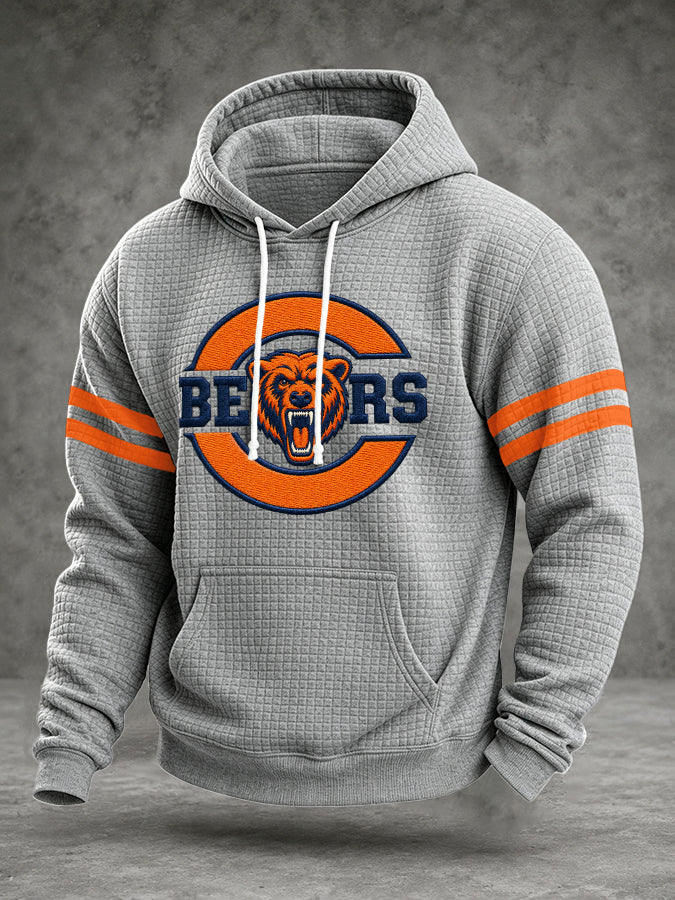 Men'S Football Printed Casual Hoodie
