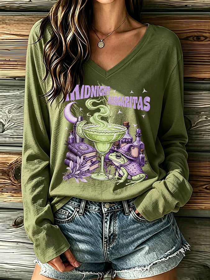 Women's Midnight Margaritas Print T-Shirt