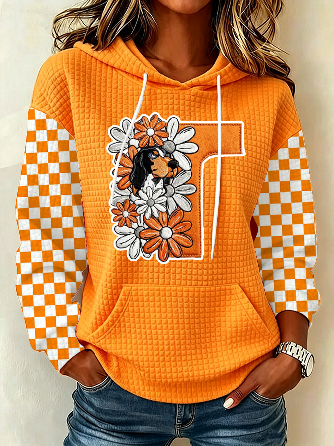 Women's Football Print Sweatshirt