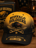 Buffalo Soldier Print Baseball Cap
