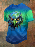 Men's Football Print Short-Sleeve T-Shirt