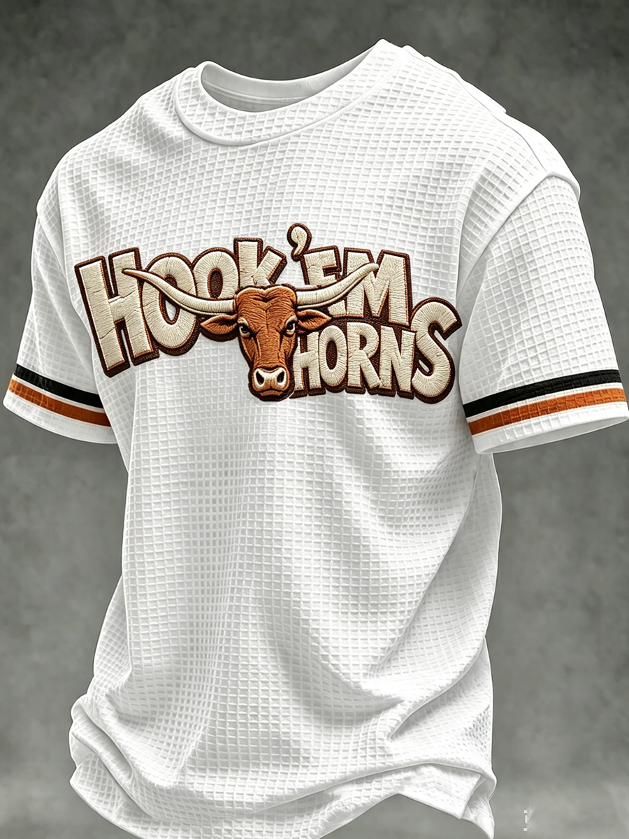 Men's Football Fan Waffle T-Shirt