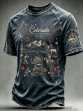 Men's Colorado Strong Print Short Sleeve T-Shirt