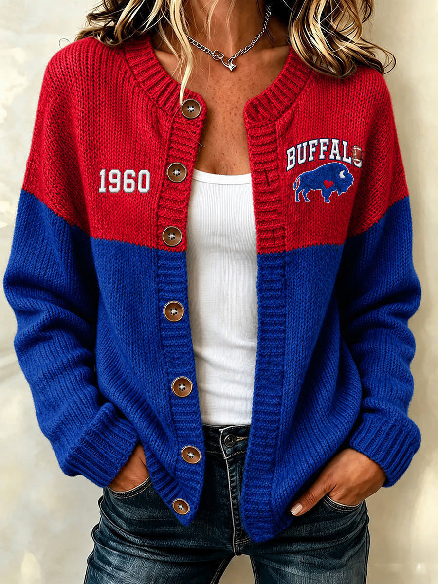 Ladies' Casual Football Fan Casual Cardigan