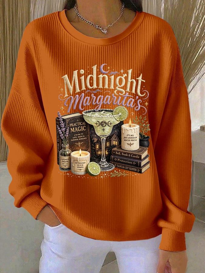Women's Midnight Margaritas Print Sweatshirt