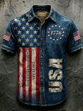Men'S 250Th Anniversary Print  Shirt