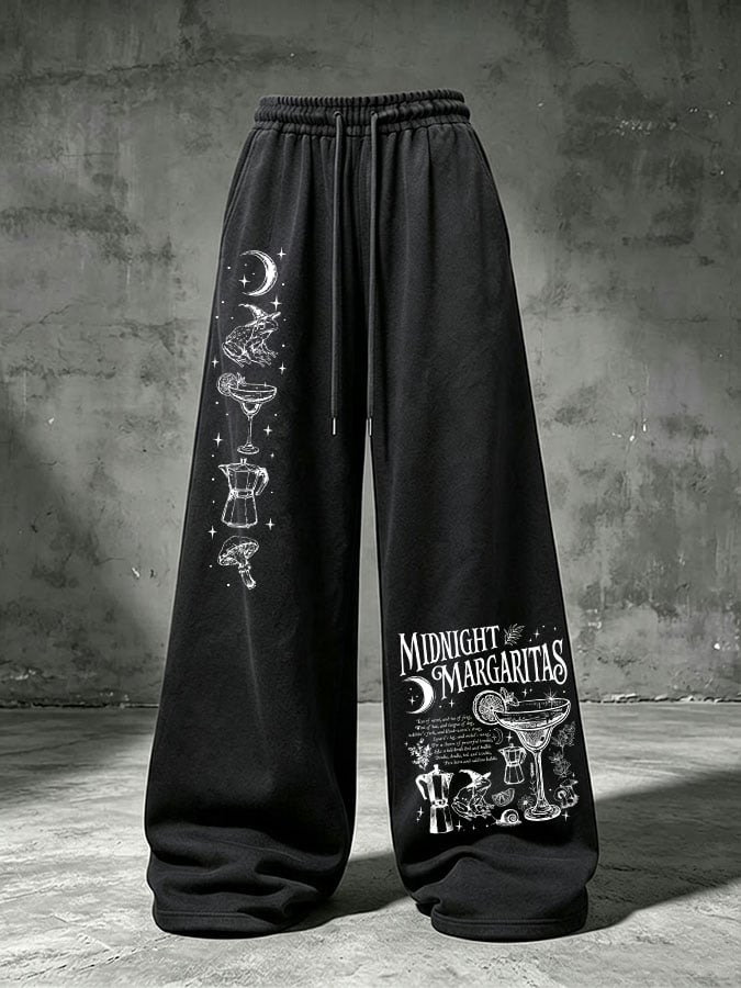 Women's Midnight Margaritas Print Casual Pants