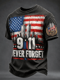 Men'S 9.11 Never Forget Printed T-Shirt