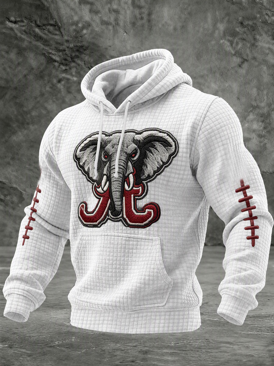 Men's Football Printed Casual Hoodie