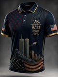 Men's 911 Memorial Casual Print Polo Shirt