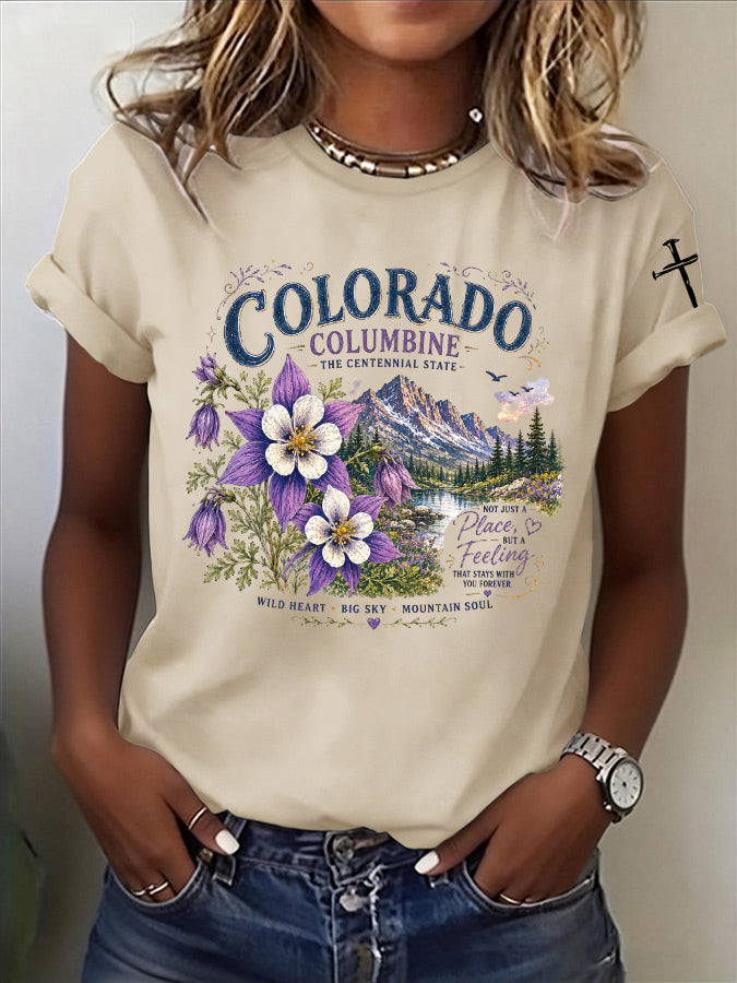 Women's Casual Colorado T-shirt
