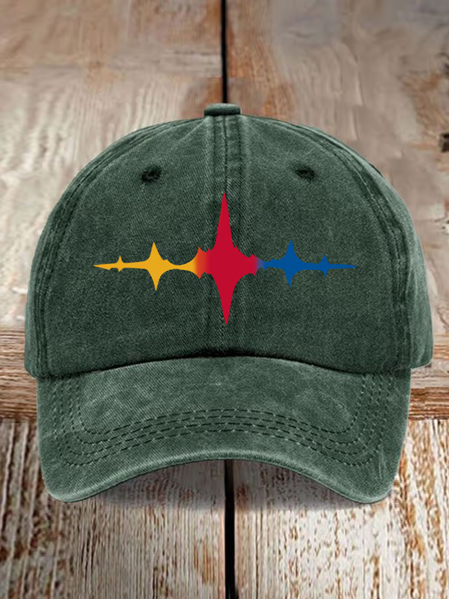 Unisex Casual Football Print Hat