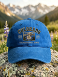 Retro Colorado Est. 1876 The Centennial State Print Baseball Cap