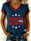 Women's Vintage America 250th Anniversary Print T-Shirt
