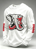 Men's Rugby Pattern Waffle T-shirt
