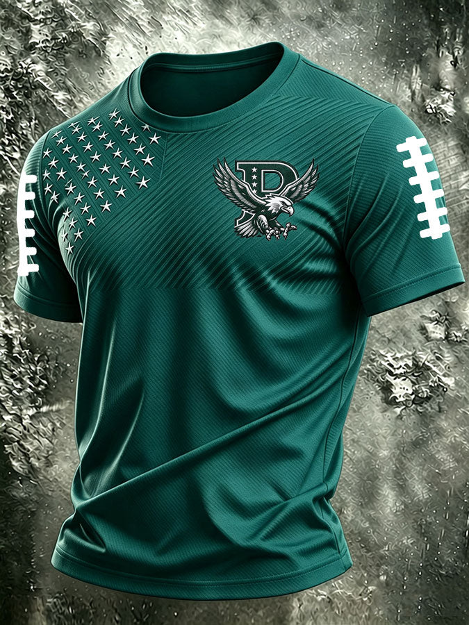 Men's Football Printed Short-Sleeve T-Shirt