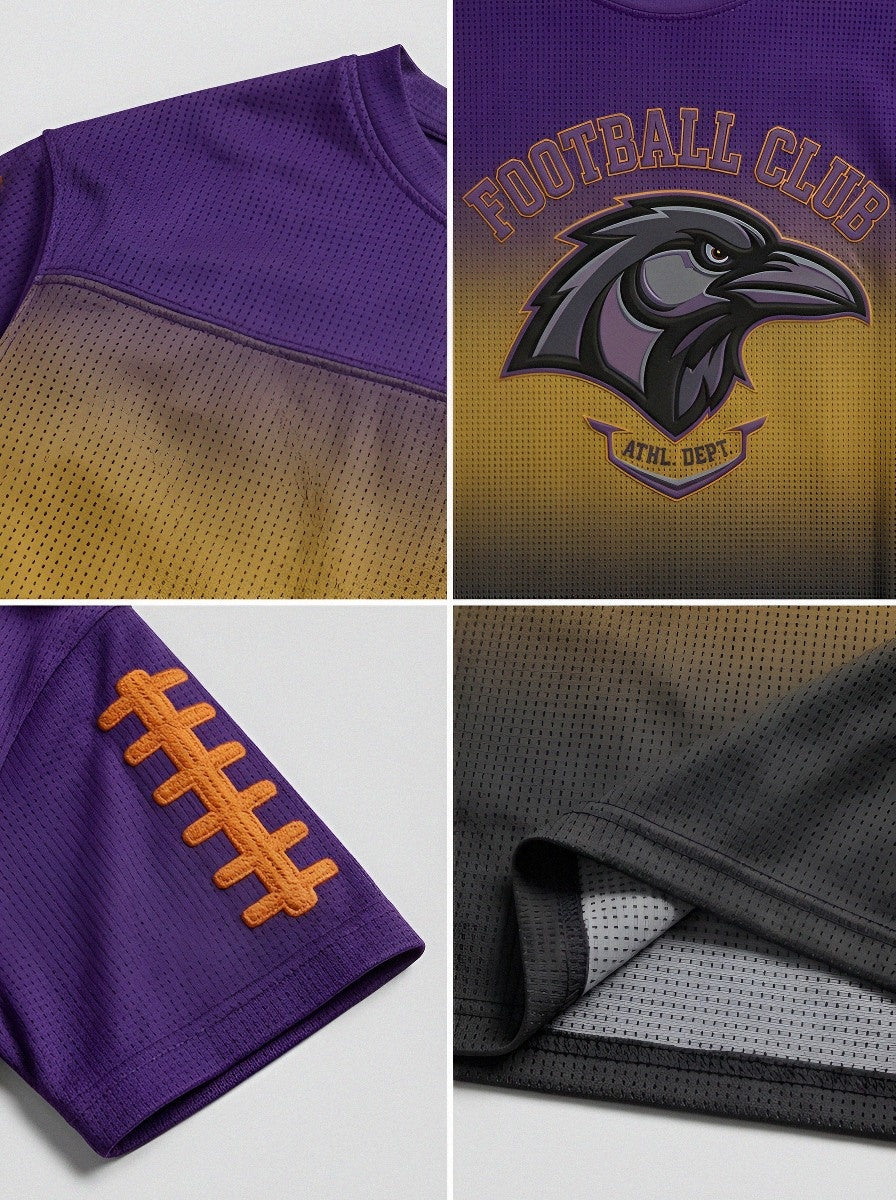 Men's Baltimore Ravens Football Club Raven Head Printed T-shirt